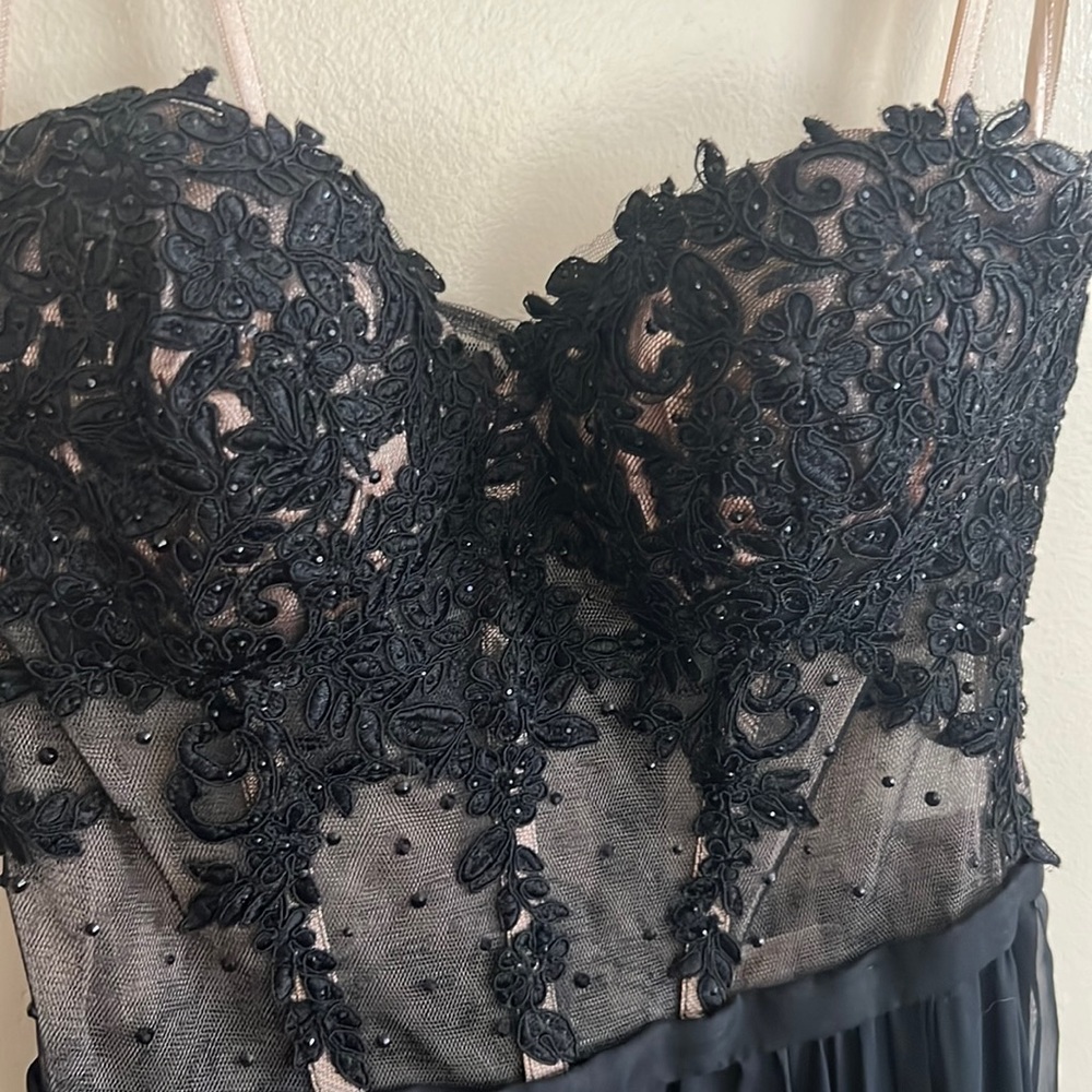 Black May queen couture  dress